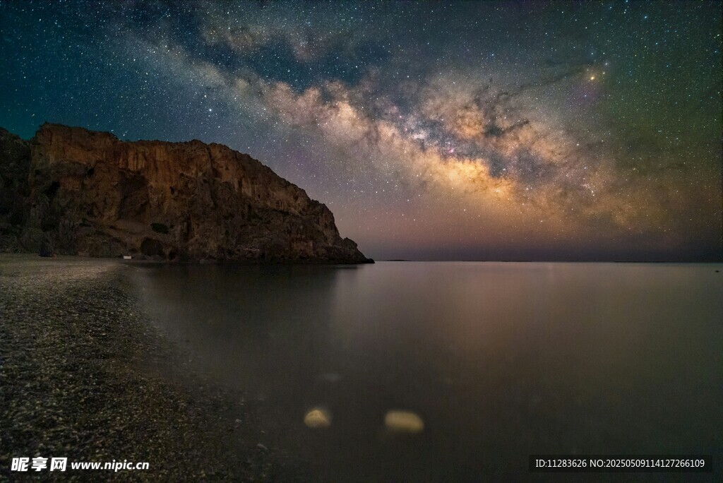 海邊黃昏美景