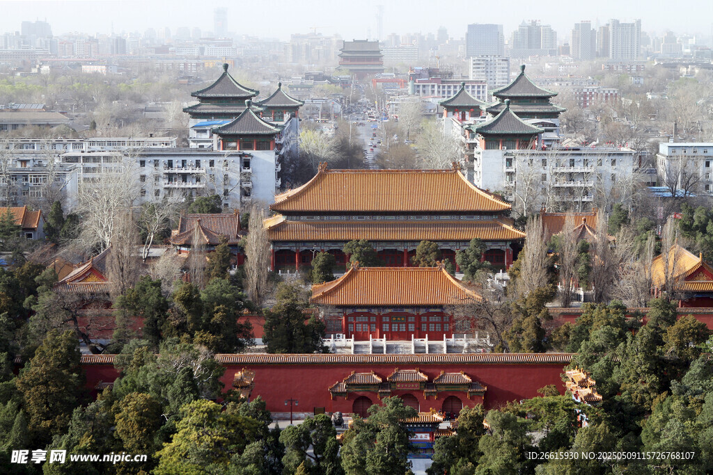 俯瞰北京經(jīng)典古建筑景觀