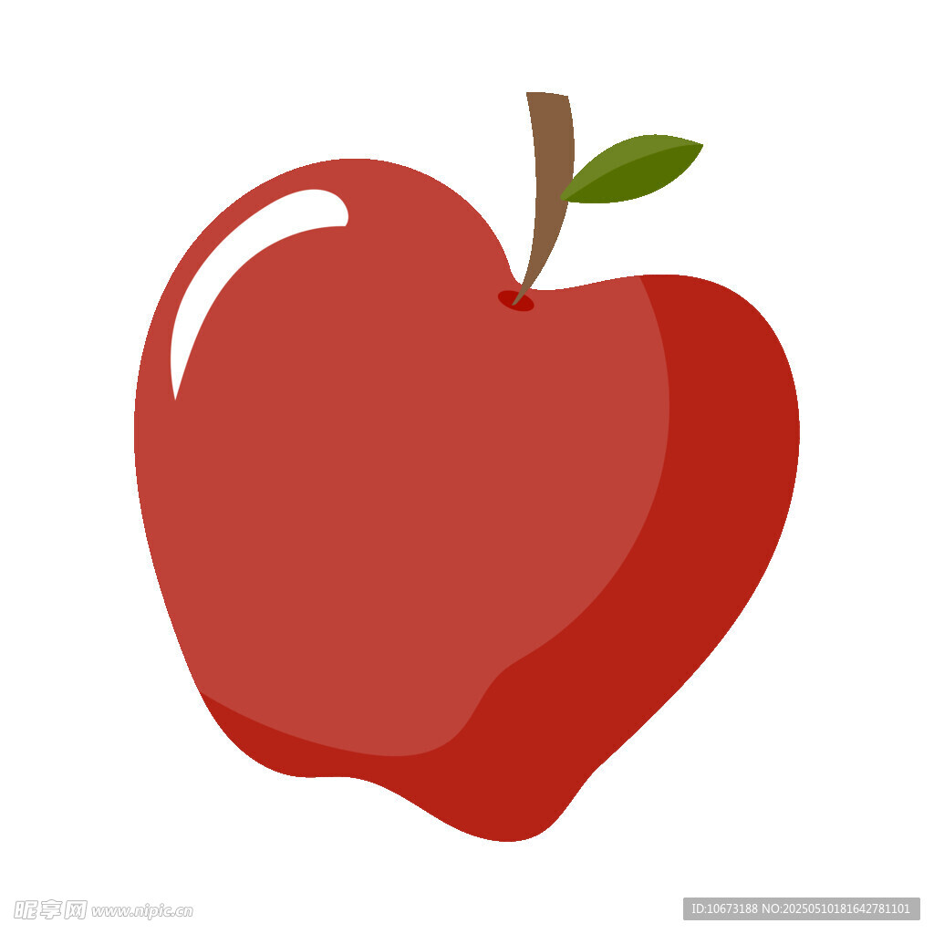 紅蘋(píng)果插畫(huà)