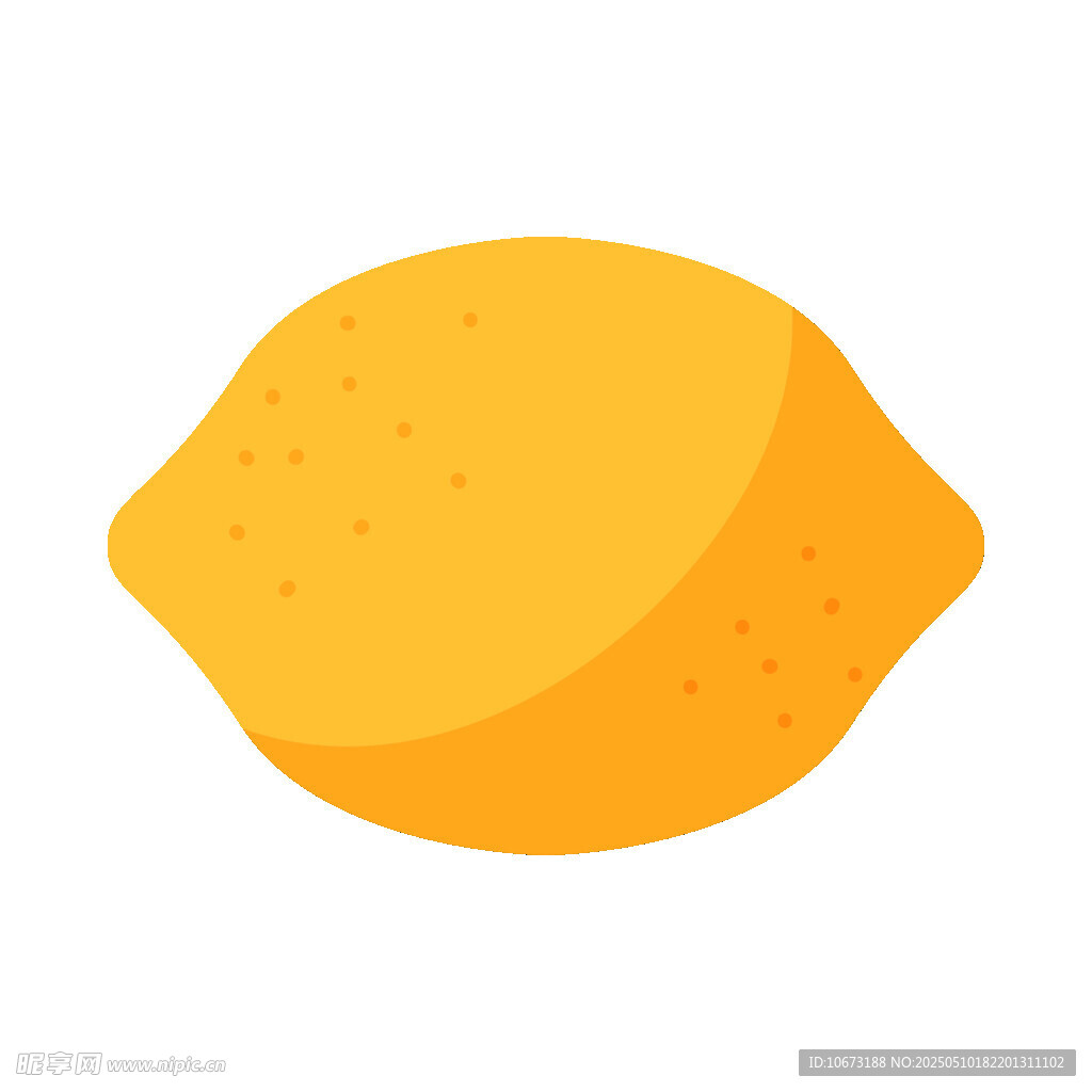 黃色檸檬插畫