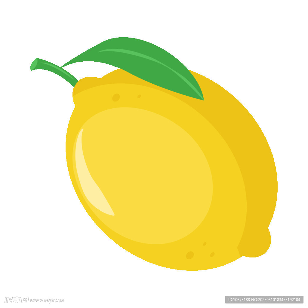 黃色檸檬插畫