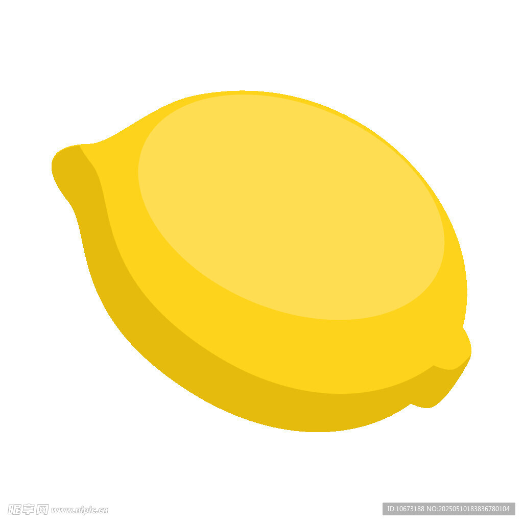 黃色檸檬插畫