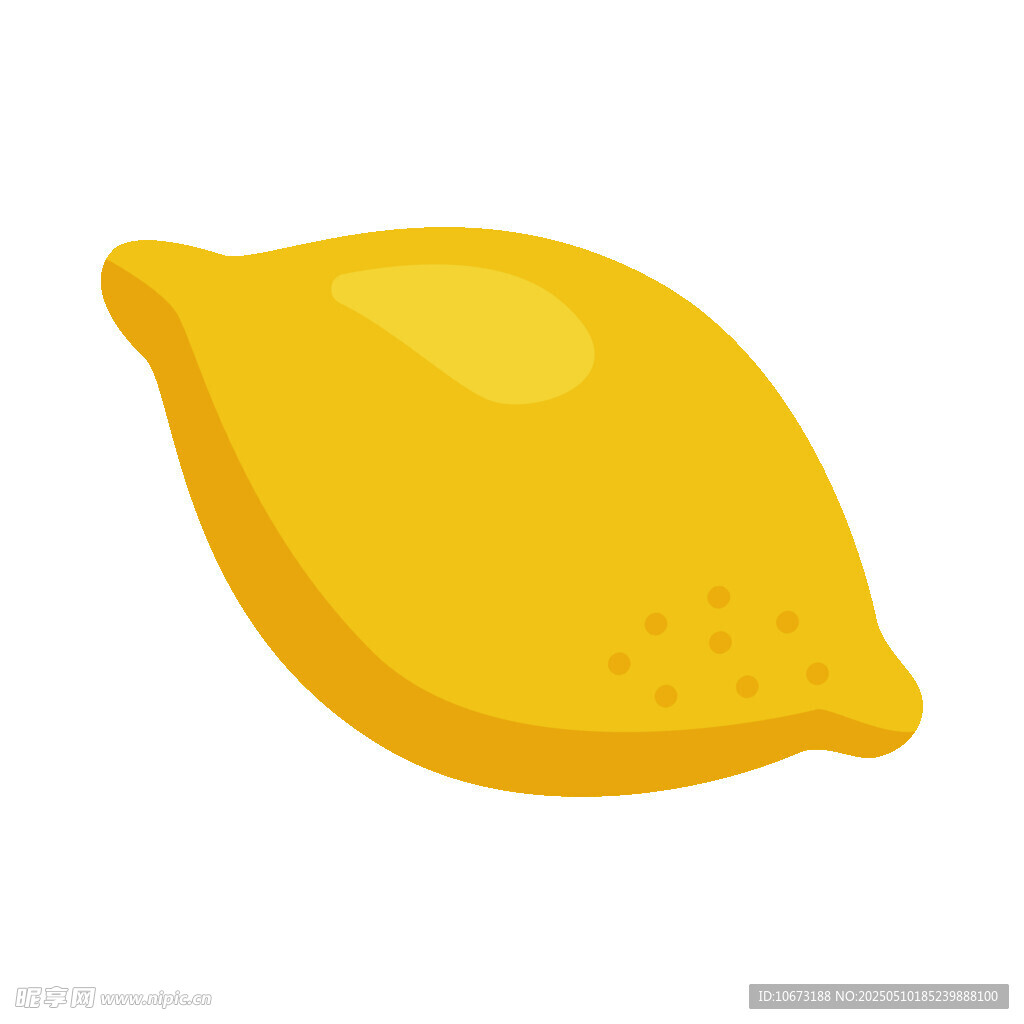 黃色檸檬插畫