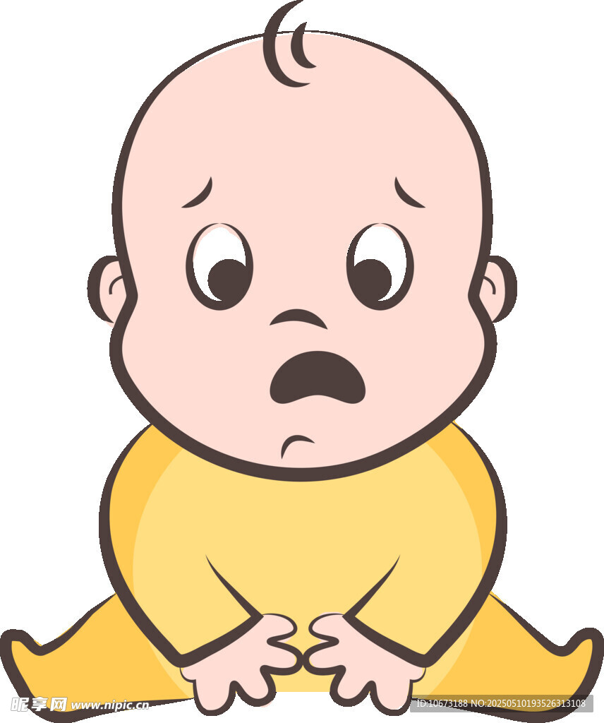 哭泣的小嬰兒