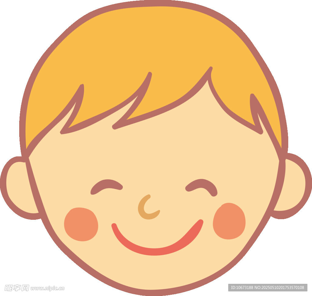 微笑小男孩頭像