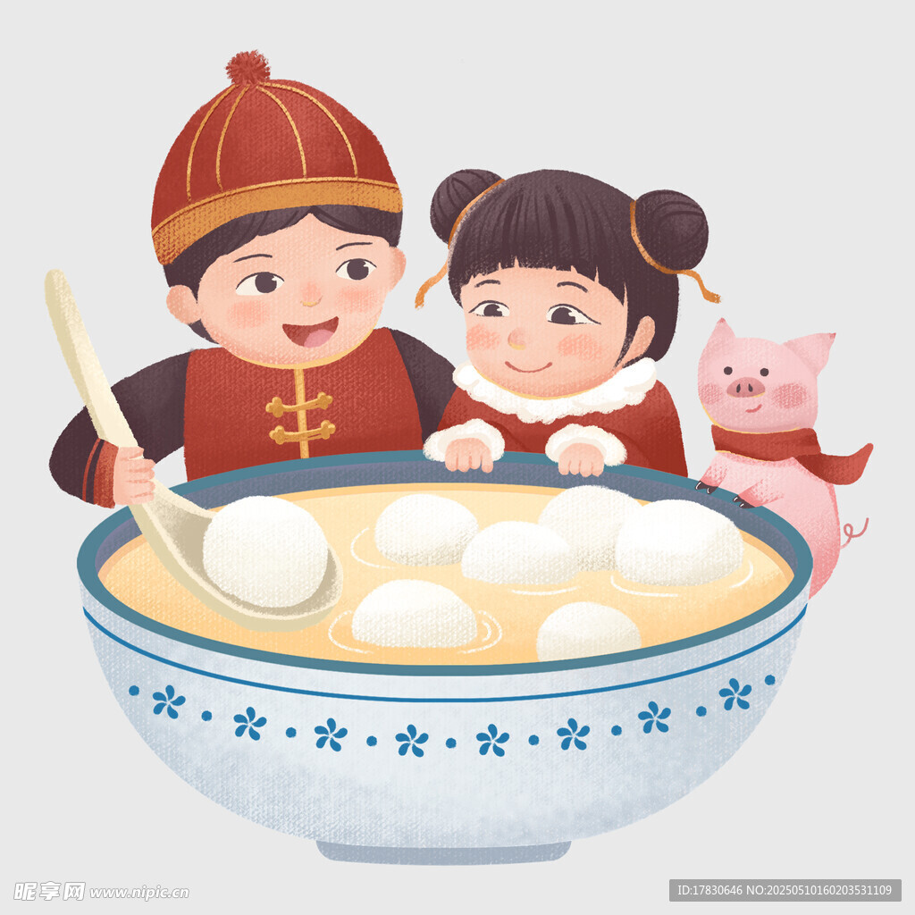 孩童賞元宵
