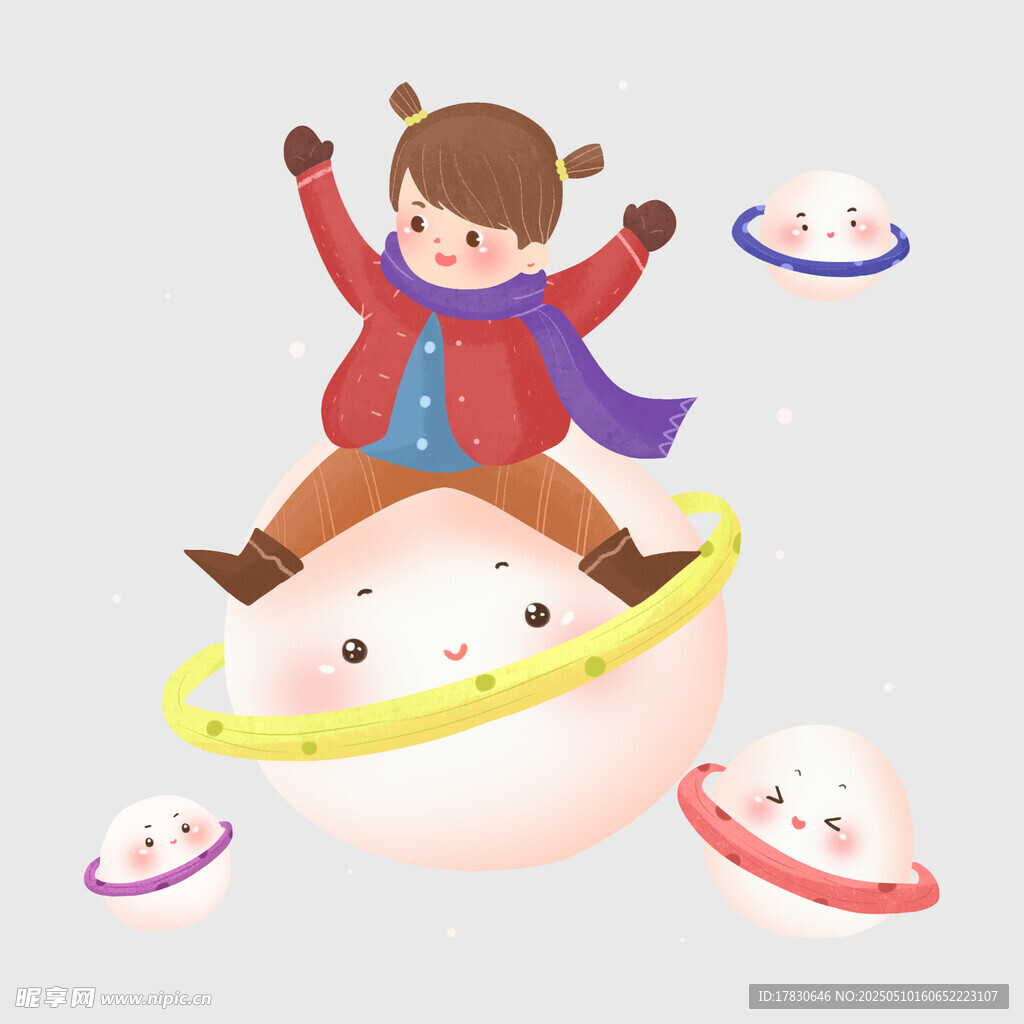 萌娃騎湯圓歡樂鬧元宵