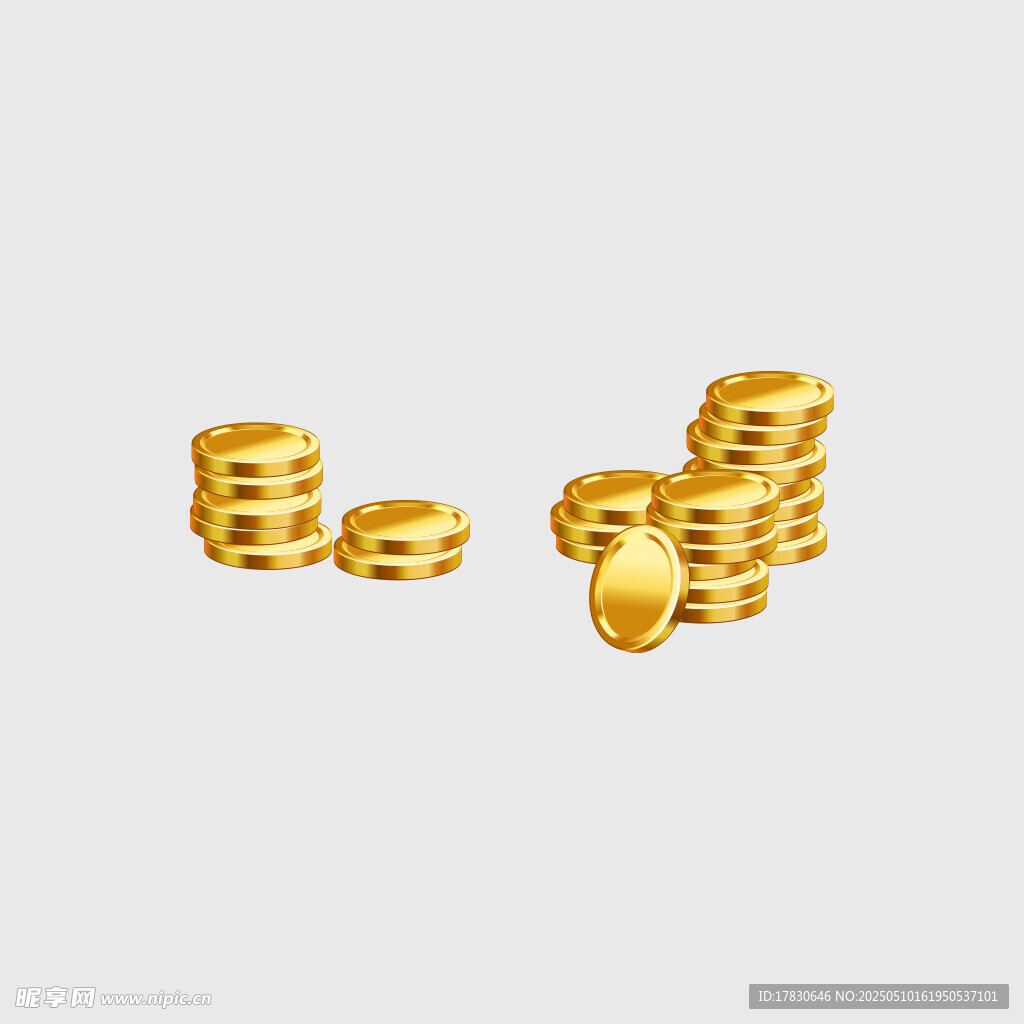 金幣堆疊圖