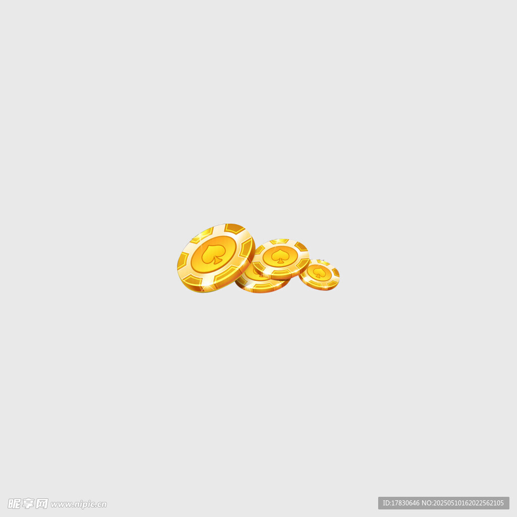 金色金幣特寫