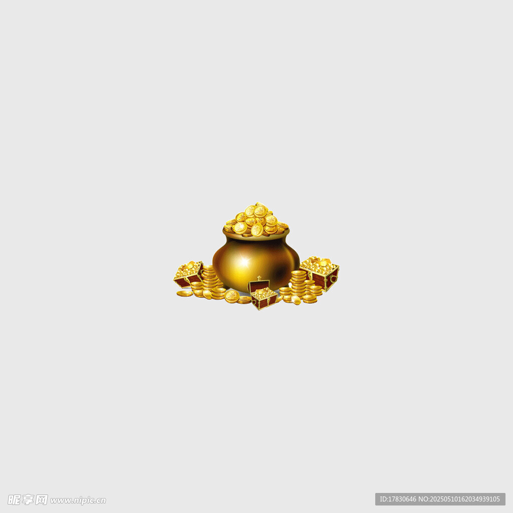 金色金元寶擺件