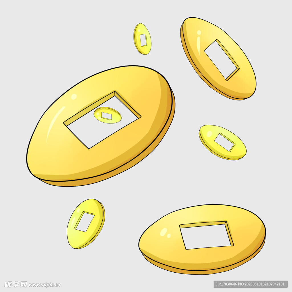 金幣散落畫面
