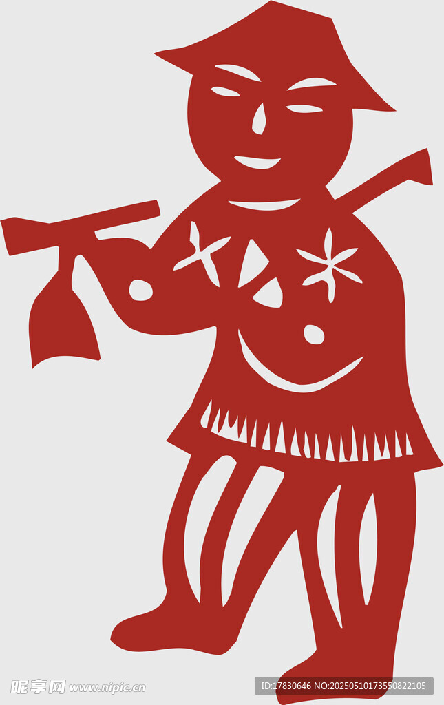民間剪紙人物形象