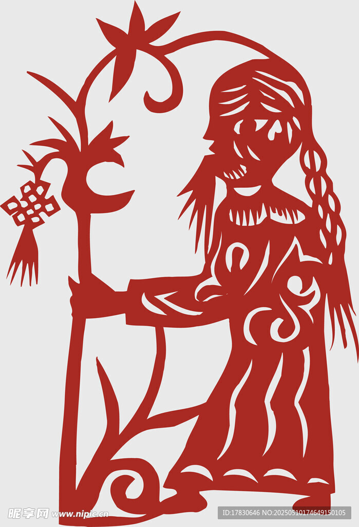 剪紙人物 