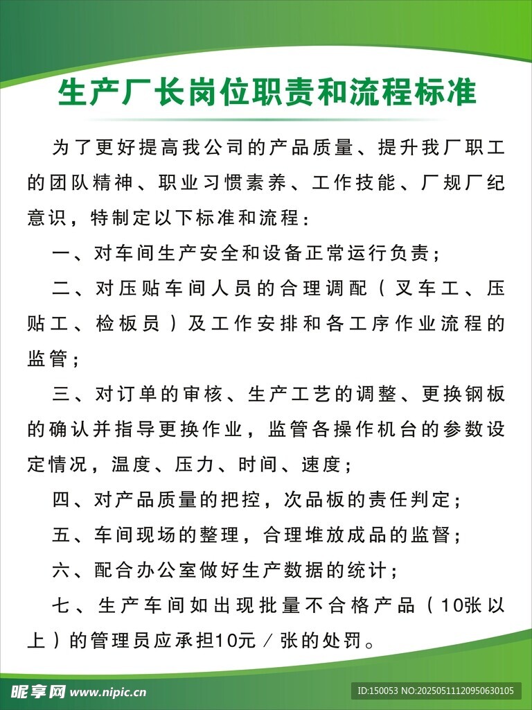 企業崗位職責