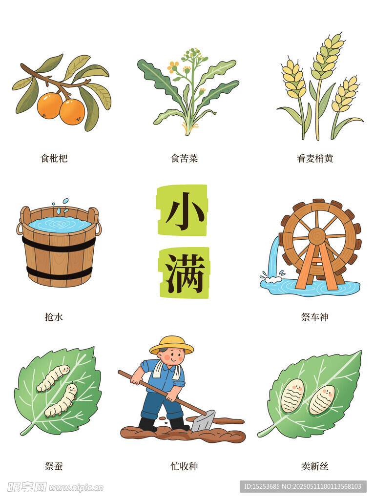 小滿時節(jié)農(nóng)事與物候景象