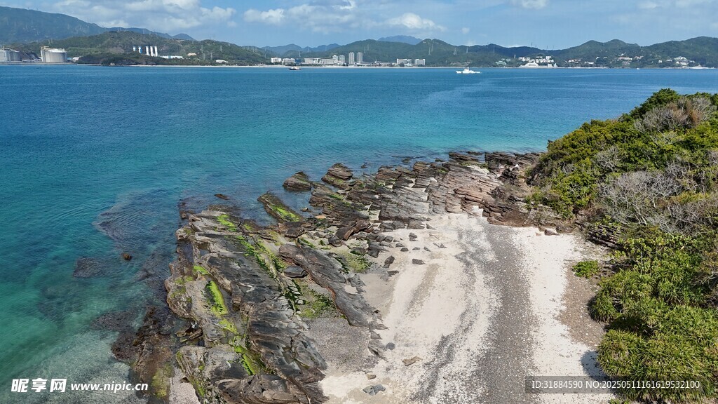 美麗海濱風光
