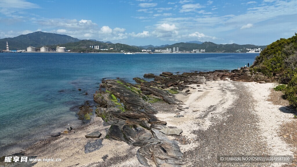 美麗海濱風光