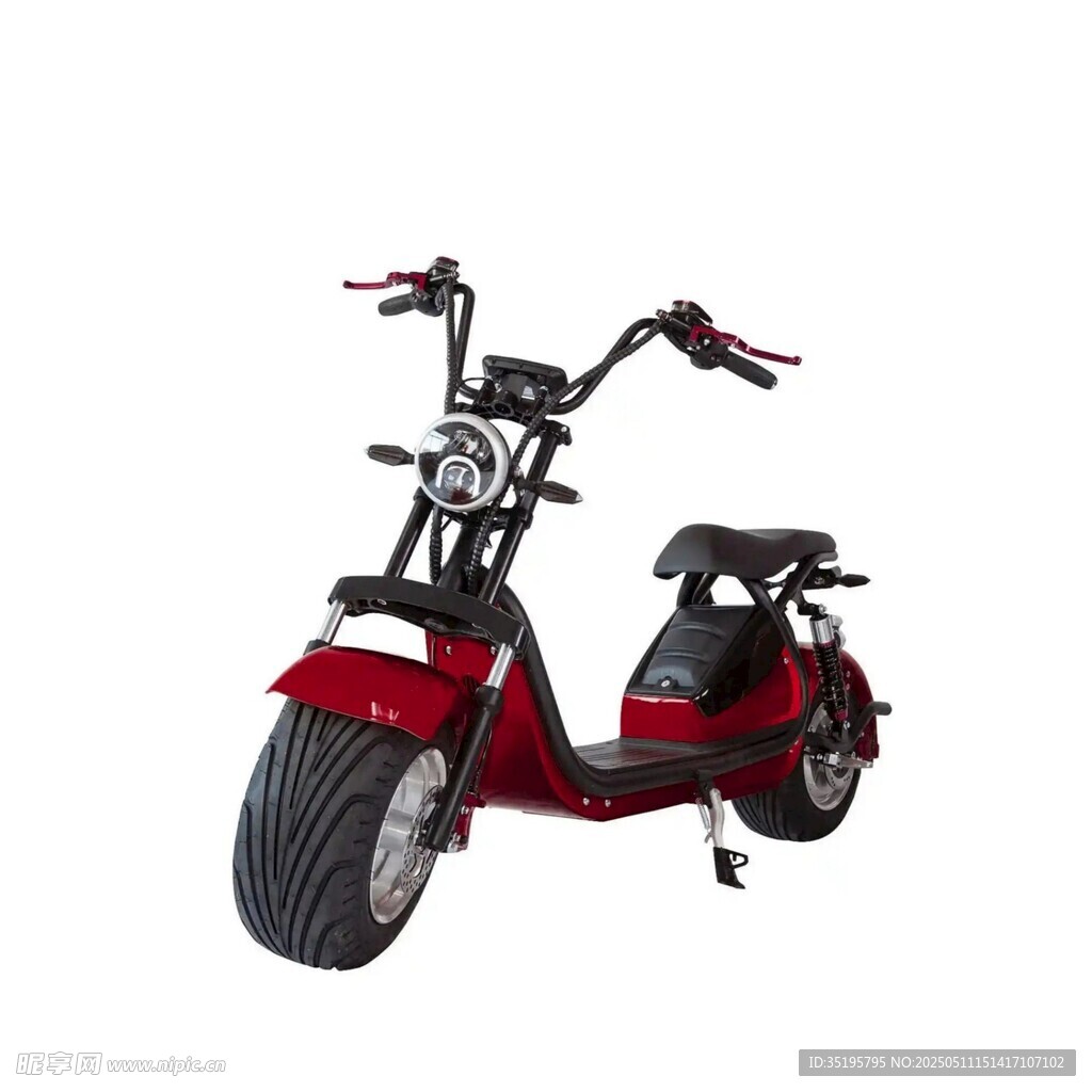 紅色電動滑板車展示