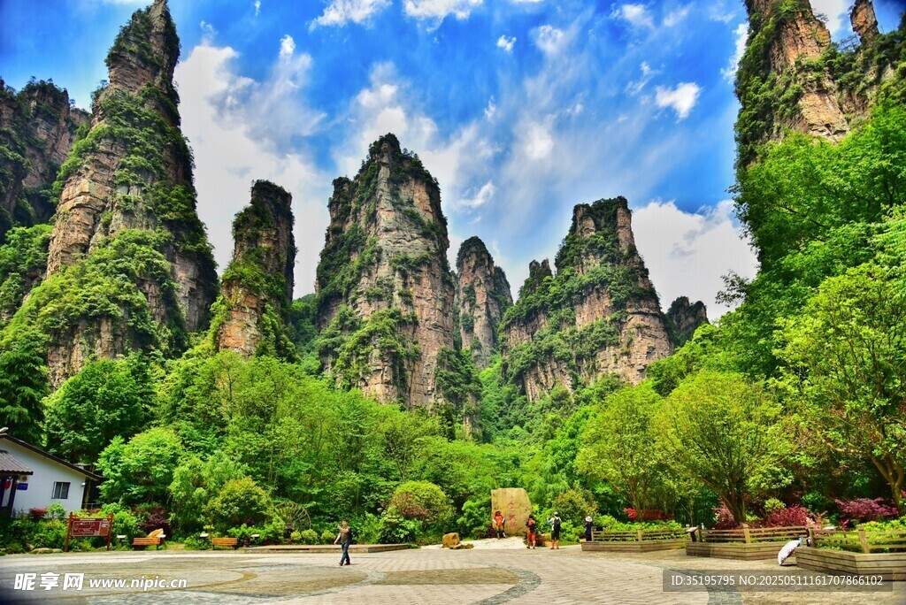 張家界奇峰異石美景