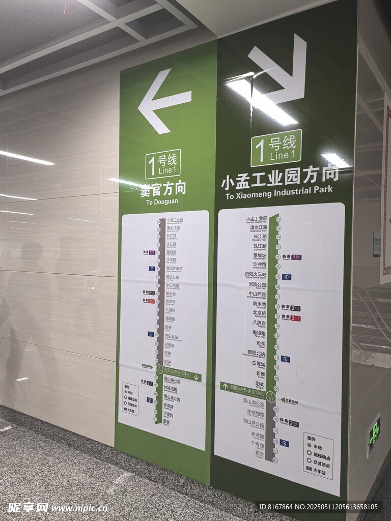 地鐵站身高測量標識牌