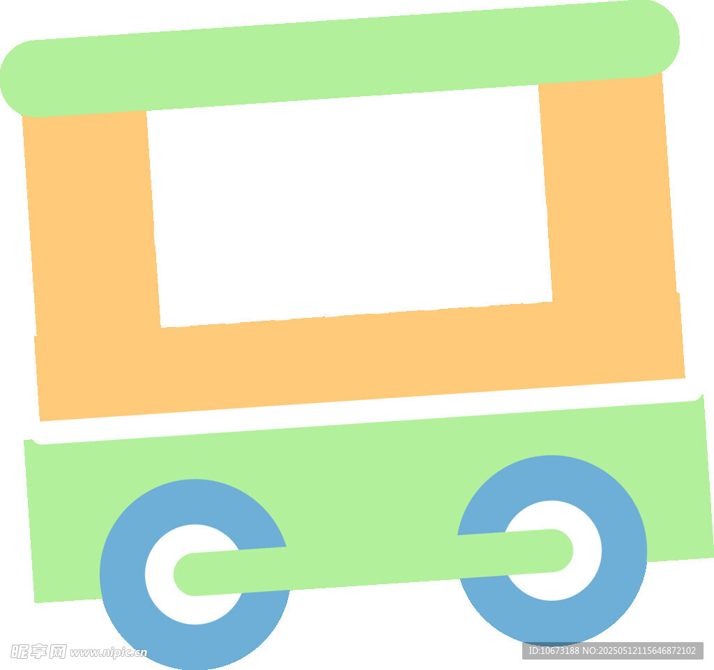彩色卡通風(fēng)格小火車