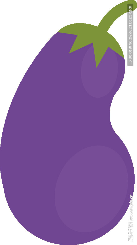 紫色茄子插畫(huà)