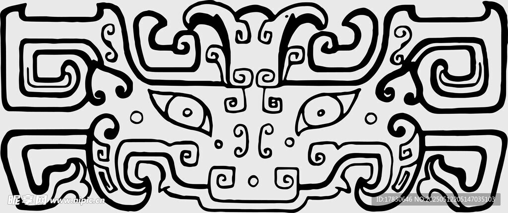 傳統(tǒng)獸面紋圖案設(shè)計(jì)