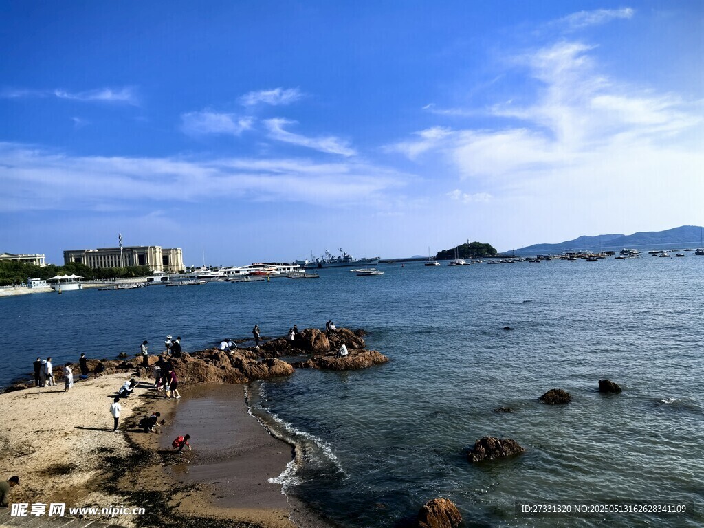 海濱風光 寧靜美麗的海岸
