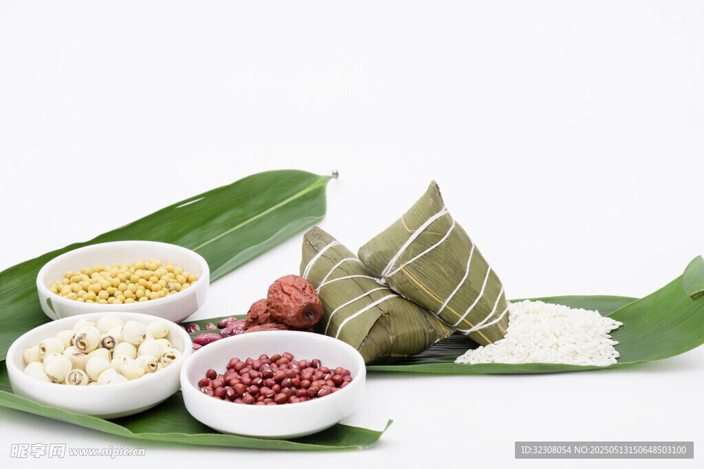 端午粽子食材展示