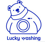 熊logo線稿
