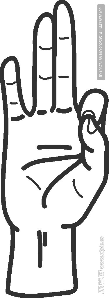 手勢(shì)示意數(shù)字
