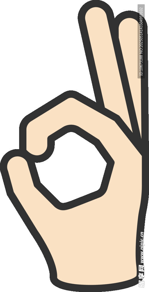 OK手勢(shì)圖標(biāo)