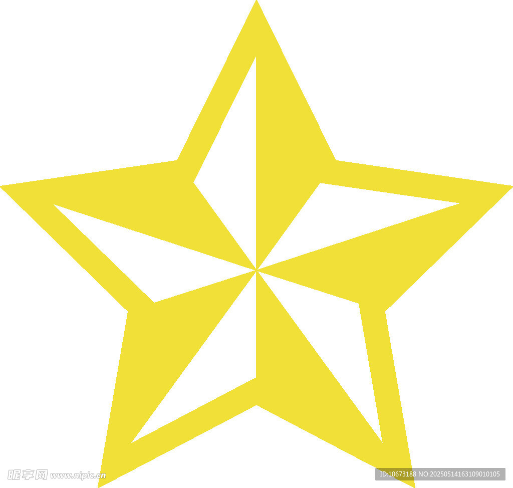 黃色五角星圖標
