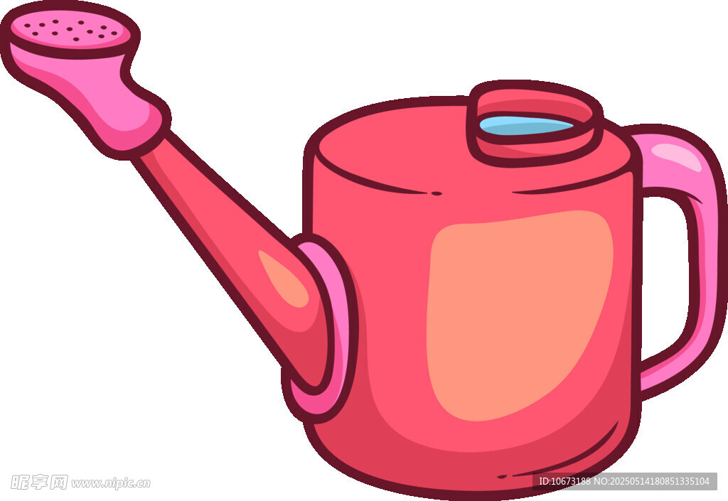 粉色卡通噴壺