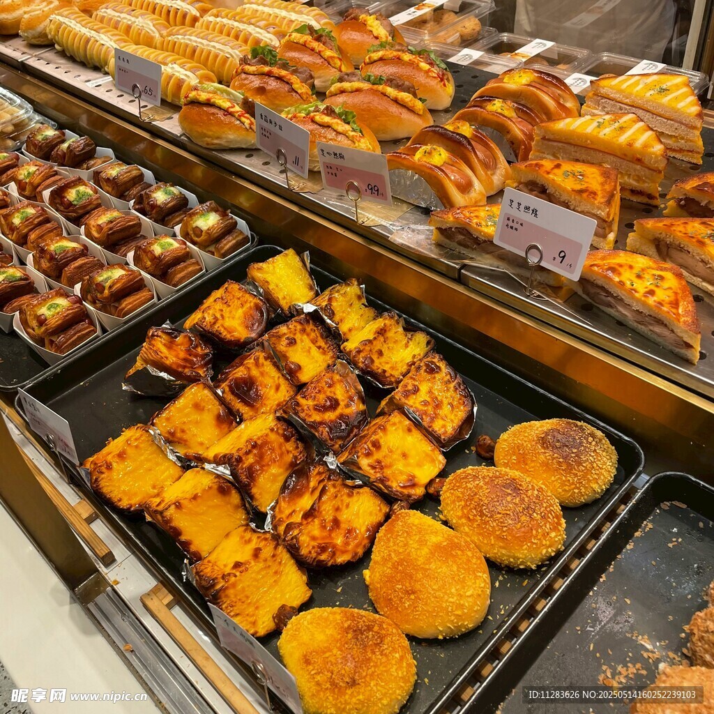 多樣美味烘焙糕點展示