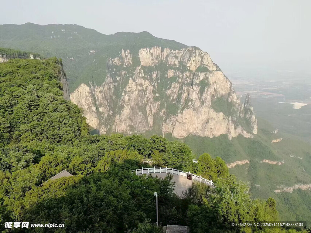 巍峨青山綠意濃