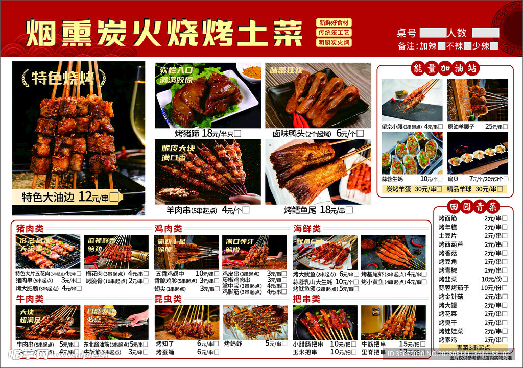 煙熏火燎烤豬蹄美食集