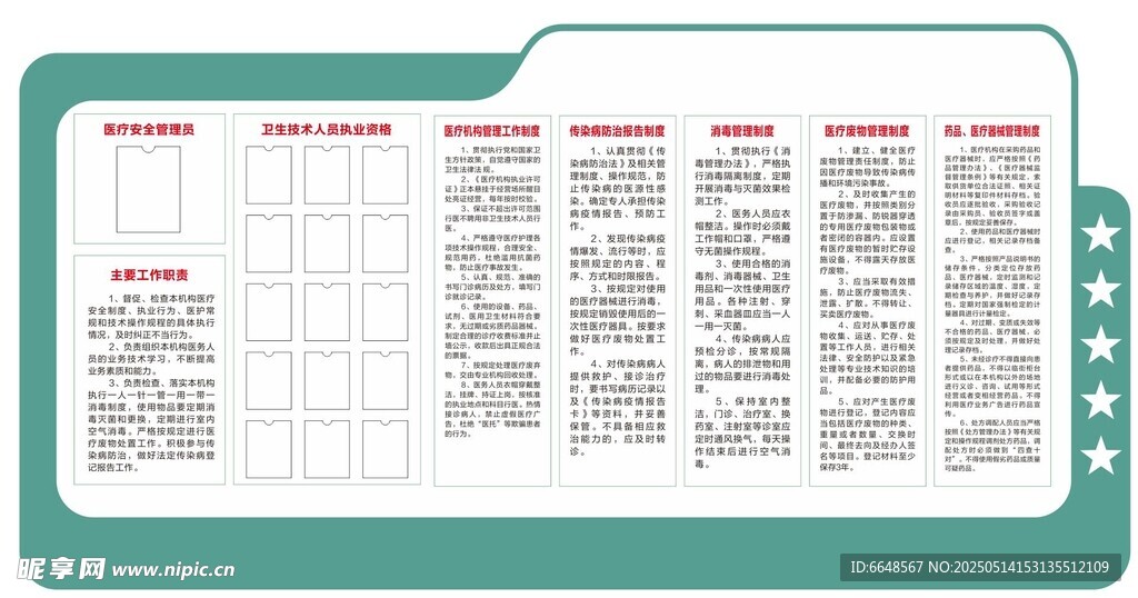 醫(yī)療公示欄