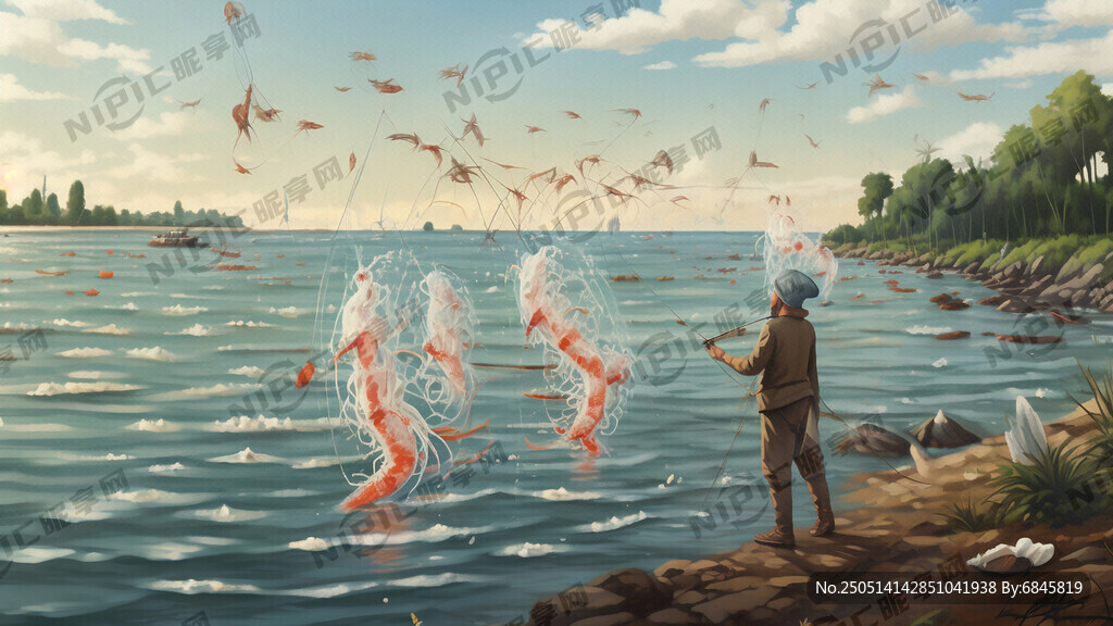 釣蝦海報(bào)