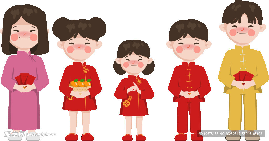 一家老小喜慶過大年