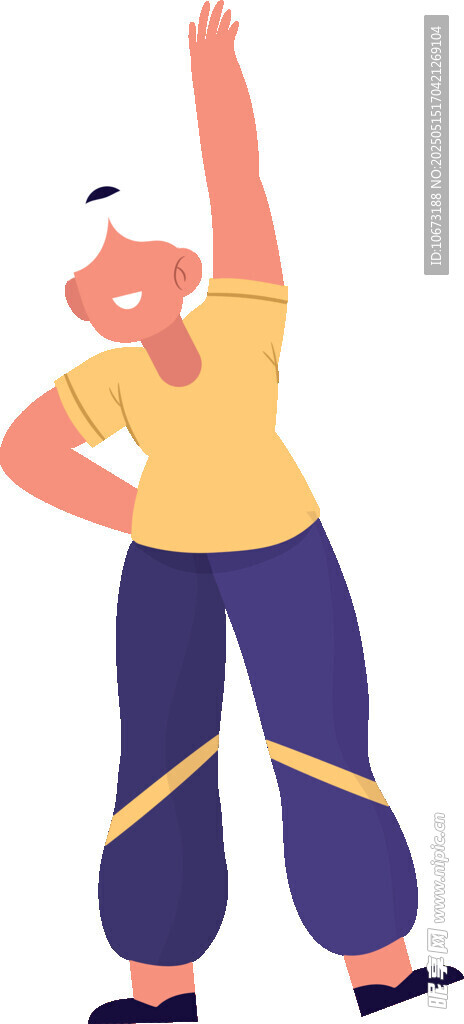 活力女性做伸展運動