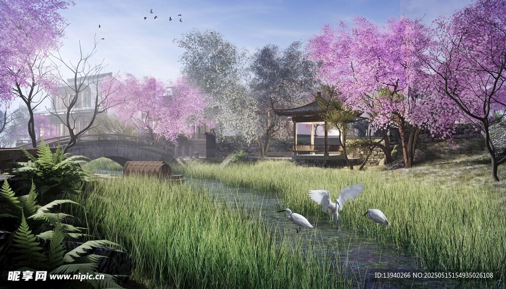 桃源村效果圖