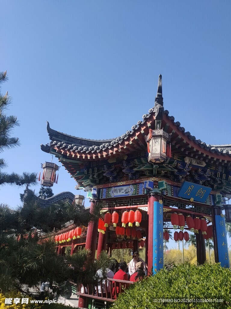 中式古亭景觀