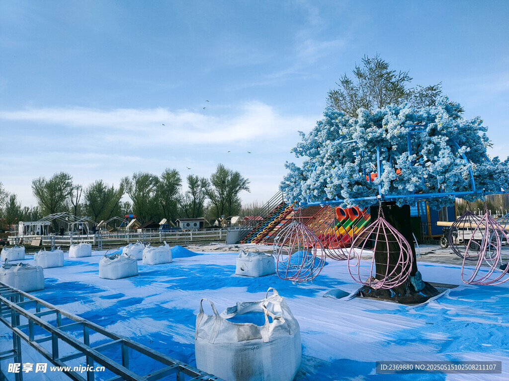 水上樂園歡樂游玩場景