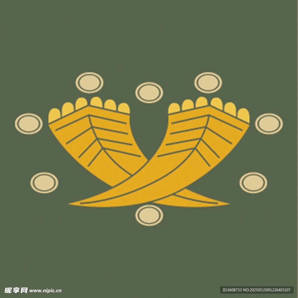 交叉草鞋與圓點圖案設計