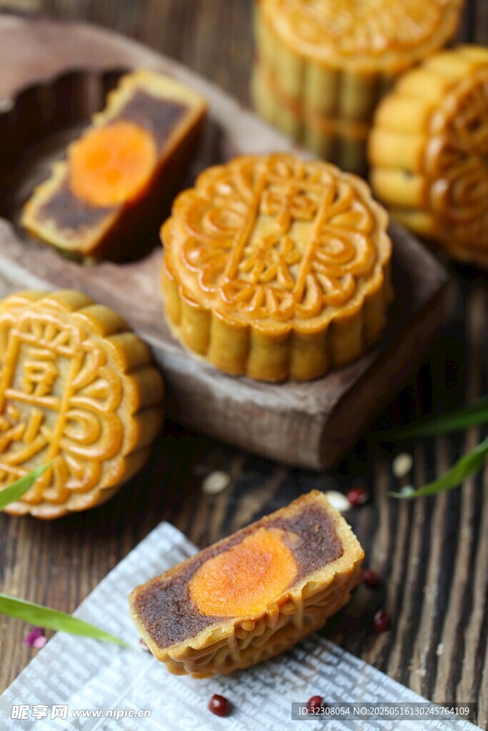美味傳統(tǒng)月餅展示
