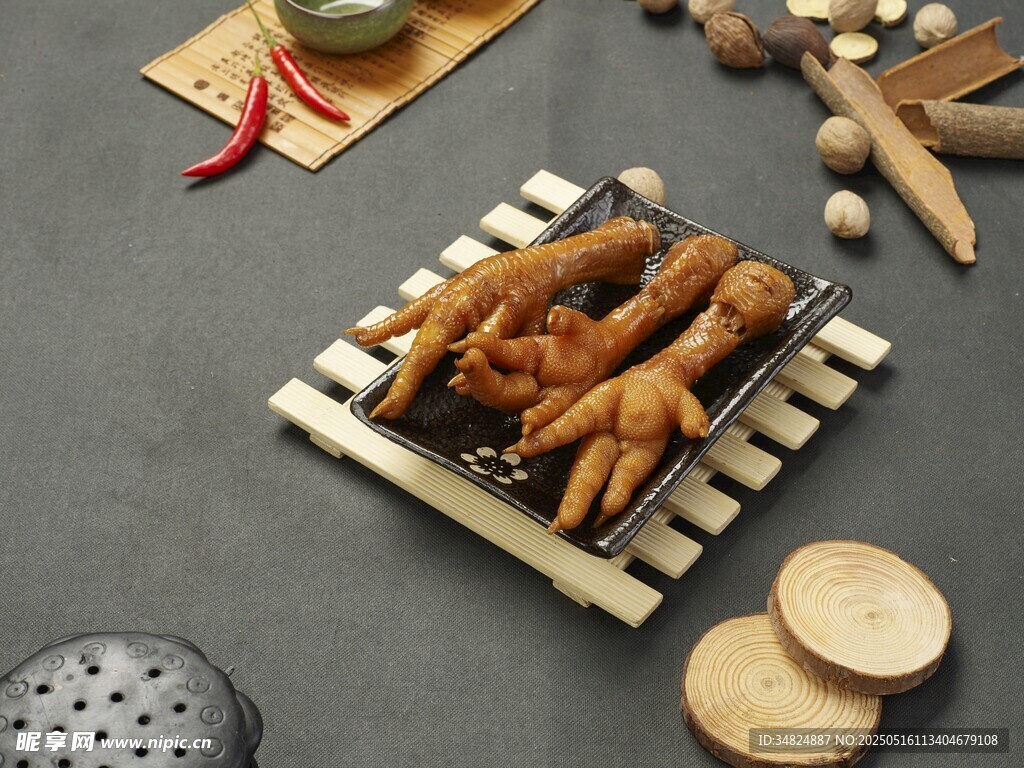美味鹵雞爪及周邊食材