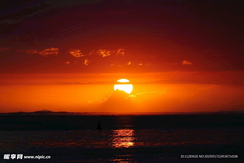 海上日落美景