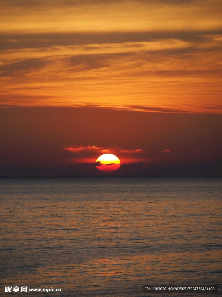 海上落日美景