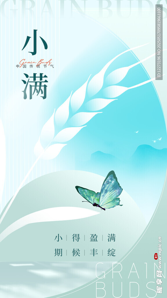 小滿節氣插畫
